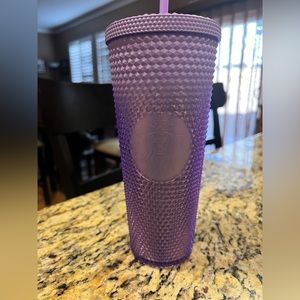 Venti studded Purple Starbucks tumbler